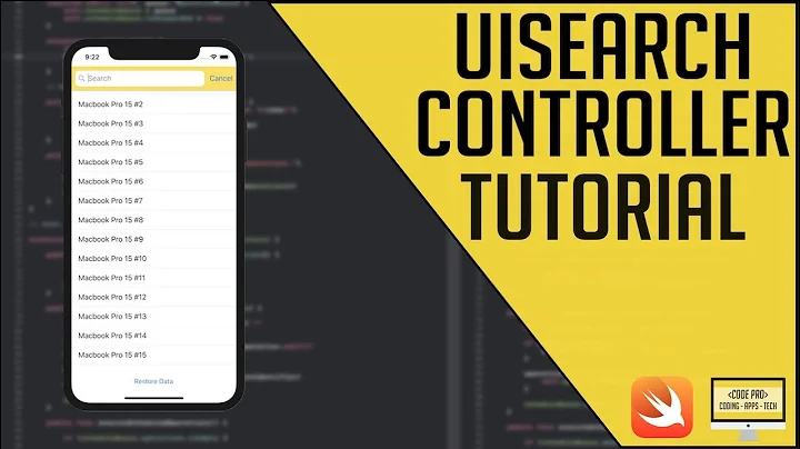 UISearchController Tutorial