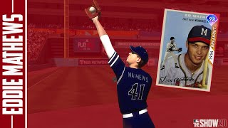 EDDIE MATHEWS DEBUT - FIRST OF MANY!! MLB The Show 20 Diamond Dynasty