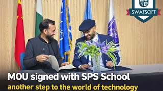 MOU signed with SPS School | Another step to the world of technology #technology #ai