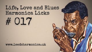 (017) Life, Love and Blues Harmonica Licks (Slow blues, three draw bending)