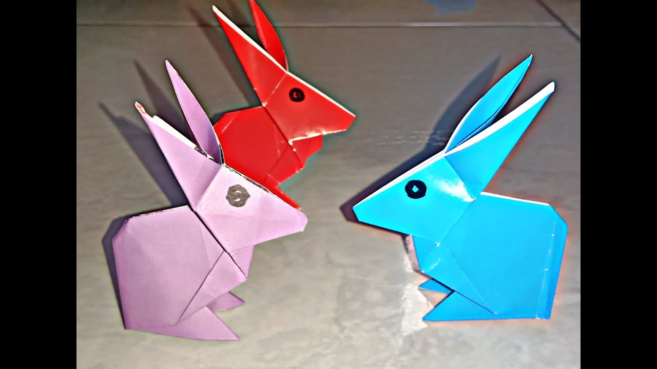 Cara Membuat Kelinci Dari Kertas Origami YouTube