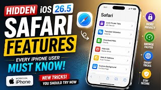 Ios 26.5 || Discover the best hidden Safari features on iPhone in iOS 26.5 🌐🔥