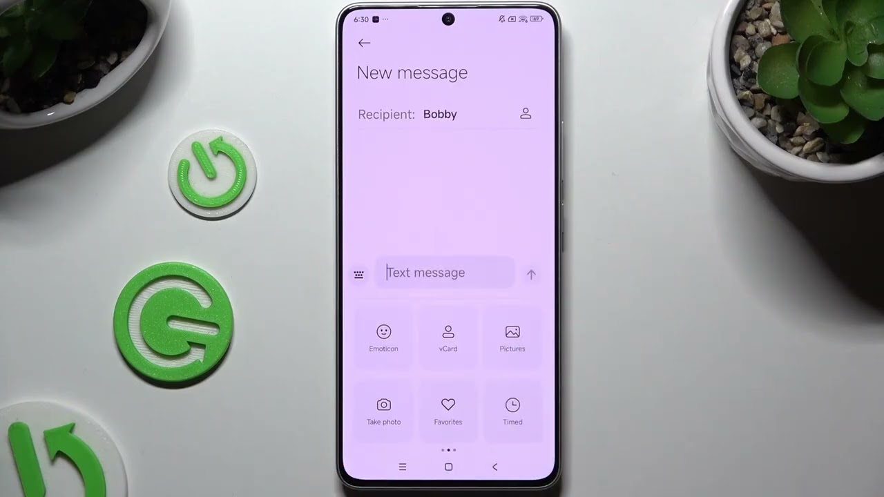 Comment ajouter une photo à un message (SMS/MMS) sur REDMI Note 13R