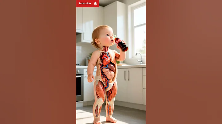 "What Happens When a Baby Drinks Coke? 😱 | Shocking Anatomy Visual!"#BabyDrinksCoke #CocaCola#Shorts