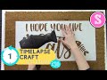 Doormat Making at Home with a Vinyl Stencil (Silhouette Timelapse Tutorial)