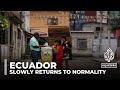 Ecuador slowly returns to normality as security forces combat gang violence