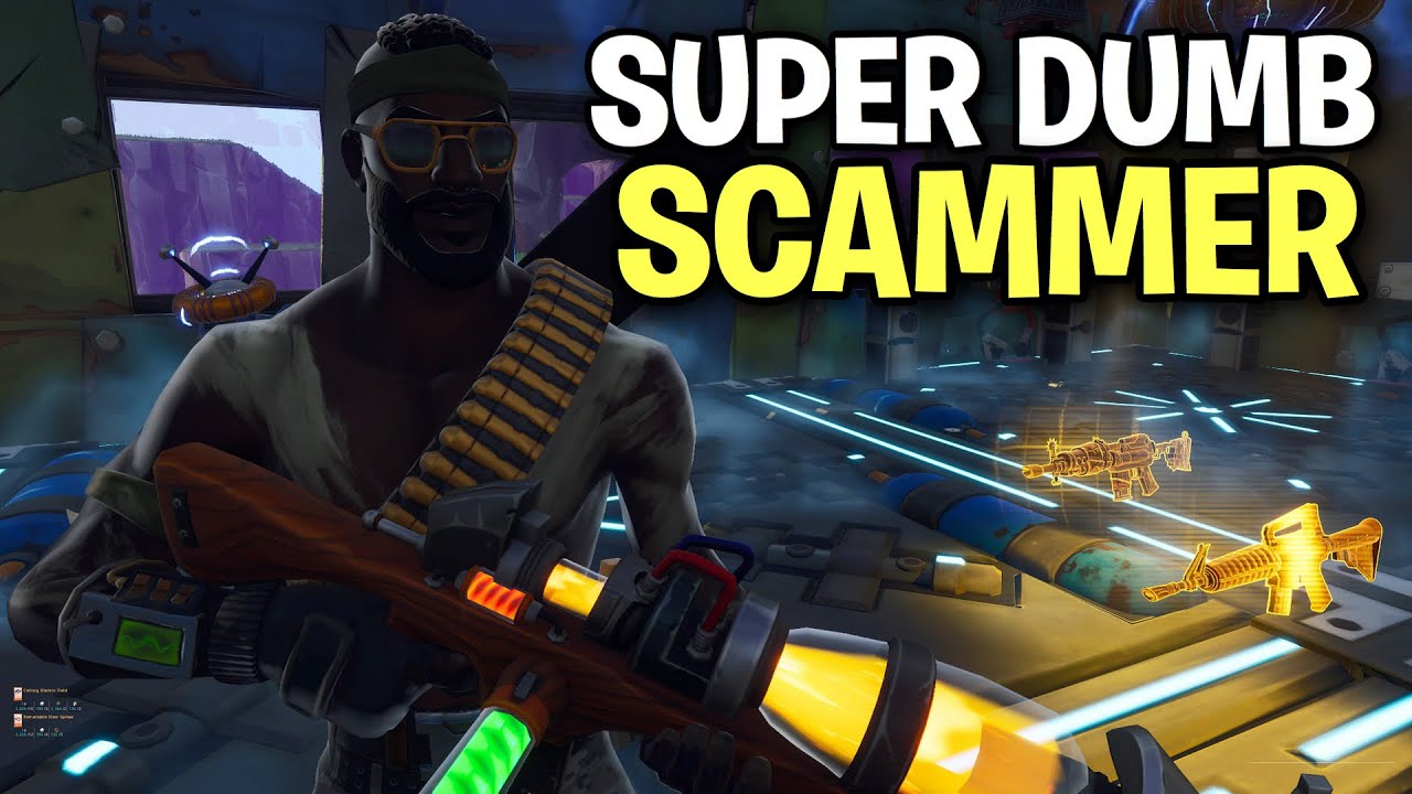 Very DUMB Scammer loses his 130s! ð¤ð(Scammer Get Scammed) Fortnite Save