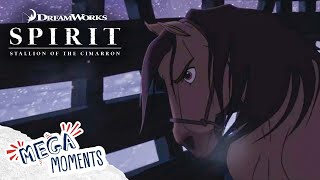 I Wont Give Up! 🌨️ 🐴 | Spirit: Stallion of the Cimarron | Full Song | Movie Moments | Mega Moments
