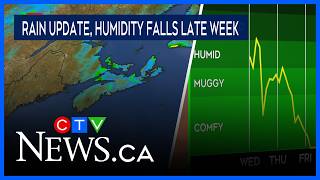 Break from sticky humidity ahead for Maritimes