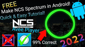 How To Make A NCS Audio Spectrum In Avee Player | Tutorial | On Mobile Device | Avee Player | 2022
