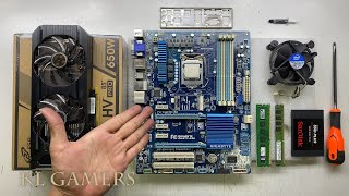 intel Core i5 3470 GIGABYTE GA-Z77-D3H Palit GTX1060 DUAL Aerocool Gaming PC Build