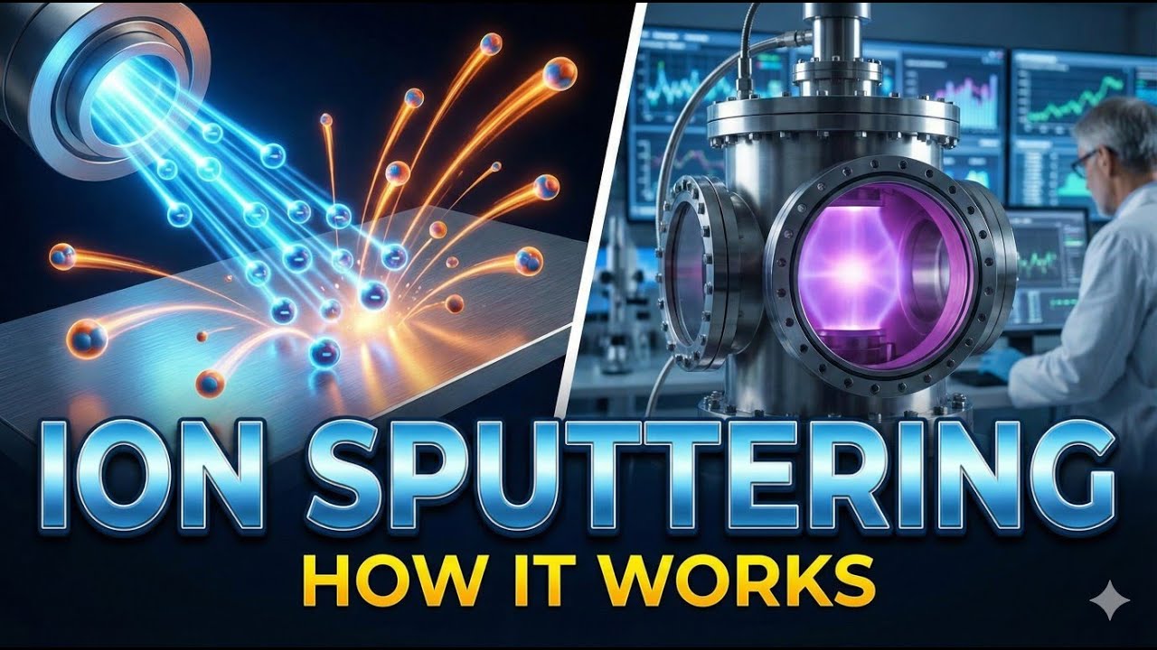 Ion Sputtering method for nanoparticle synthesis - YouTube