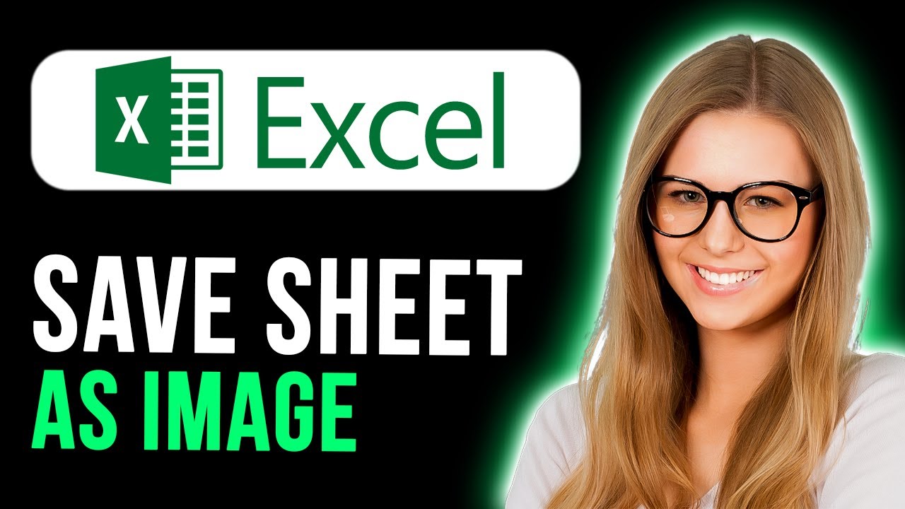 How To Save An Excel Sheet As Image (Super Simple) - YouTube