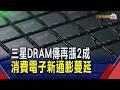 傳三星DRAM再漲2成...廠商證實收到口頭通知! 記憶體飆漲吃不消...英特爾宣布調漲CPU售價｜非凡財經新聞｜20260705