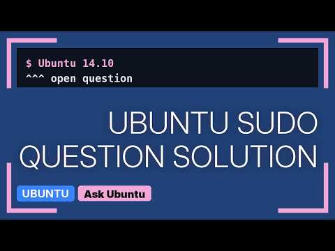 Ubuntu: sudoers file corrupted
