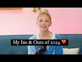 My Ins and Outs For 2024 *Jordyn Jones*