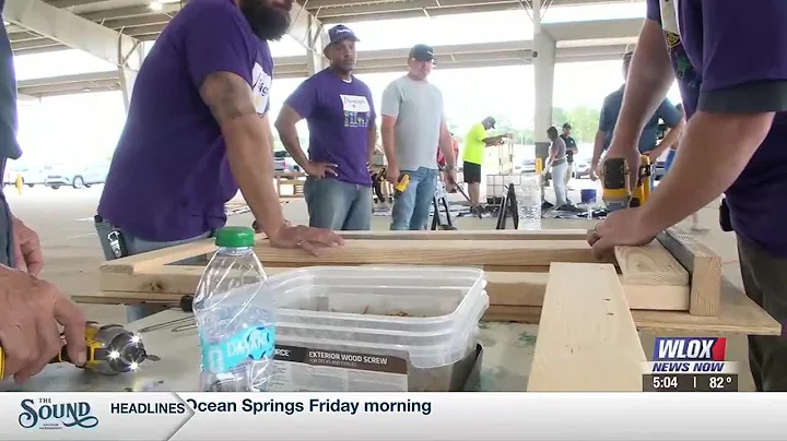 Sleep in Heavenly Peace and Sparklight team up to build beds for Coast kids