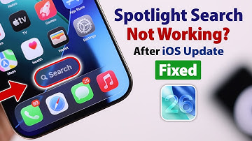 iOS 26: Spotlight Search not Working on iPhone? - Fix!