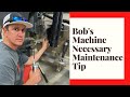 Necessary  maintenance tip for a bobs machine shop hydraulic jack plate