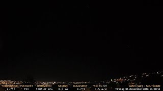 Timelapse Cam 1 - Natt til 31. desember 2019