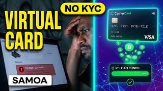Reloadable Virtual Visa & Mastercard from Samoa| Easy to Buy - No KYC