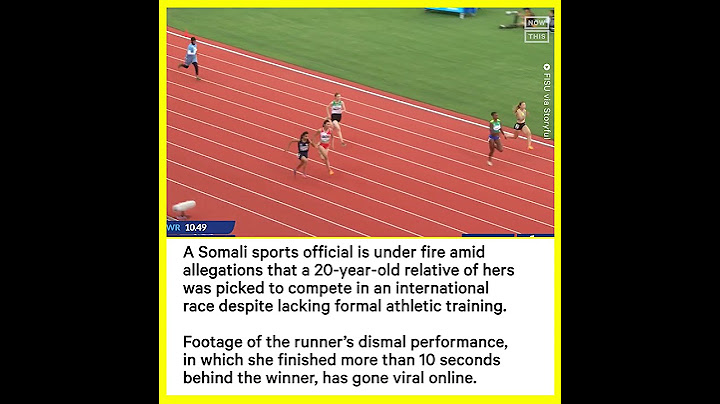 Somali Runner Sparks Controversy Over Alleged Nepotism