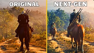 The Witcher 3 Next-Gen Vs Original Graphics Comparison (The Witcher 3 Remaster Vs Original)