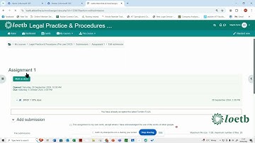 How To Series - Submit an Assignment on Moodle