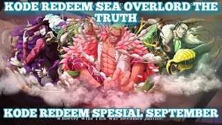 Kode Redeem Sea Overlord The Truth Terbaru 2022 ! Redeem Code | Gift Code Sea Overlord The Truth screenshot 2