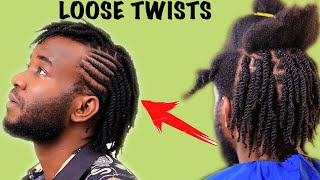 This Video Made Wonders On TikTok . LOOSE TWISTS. Without Extension & Tips.