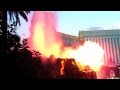 Awesome Mirage Casino Volcano Show Las Vegas Nevada USA Travel