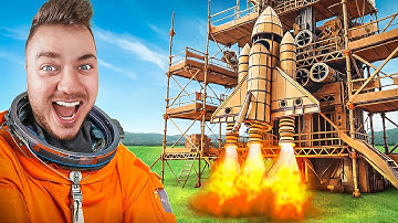 WE BUILT A BOX FORT ROCKET SHIP! (Cardboard Crafts)