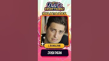 Date Everything! Meet I, Ronaldini played by Josh Dean