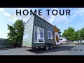 Super small tiny house tour  m2 travel trailer