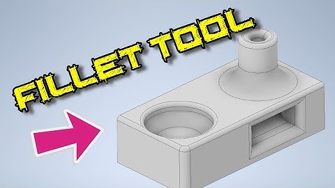 Autodesk Inventor 2023 Tutorial - How To Use Fillet Tool