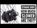 How much do dynamo hubs really slow you down