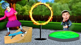 THE MOST DANGEROUS FIRE PRANK?! (Trouble with the evil teacher) screenshot 4