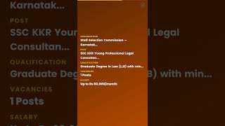 staff selection commission ssc young professional legal consultant