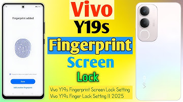 How To Vivo Y19s Fingerprint Screen Lock Setting/Vivo Y19s Finger Lock Setting || 2025