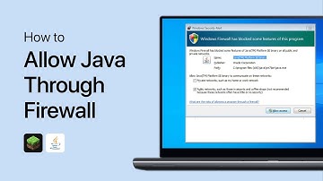 How To Allow Java Through Firewall for Minecraft on PC