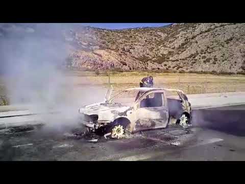 LamiaReport.gr: Φωτιά σε αυτοκίνητο στην εθνική στο ύψος της Θήβας