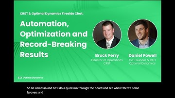 CRST & Optimal Dynamics: 2024 McLeod User Conference Breakout Session
