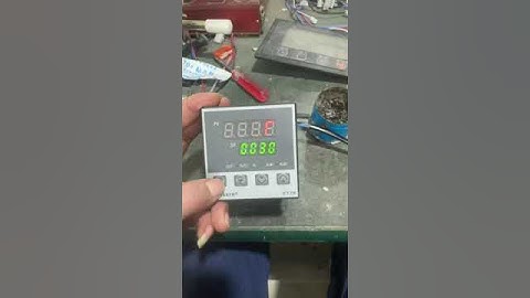 fusing machine temperature controller reset video #harekrishnasewingmachine #reset #video #fusing