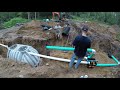 Kubota KX 040-4 New House Septic Installation (House Project)