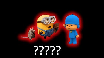Minions and Pocoyo sound variations in 44 seconds