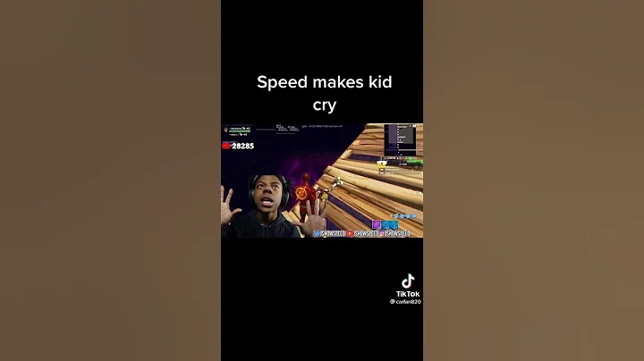 IShowSpeed BEEFS with kid on fortnite 😭