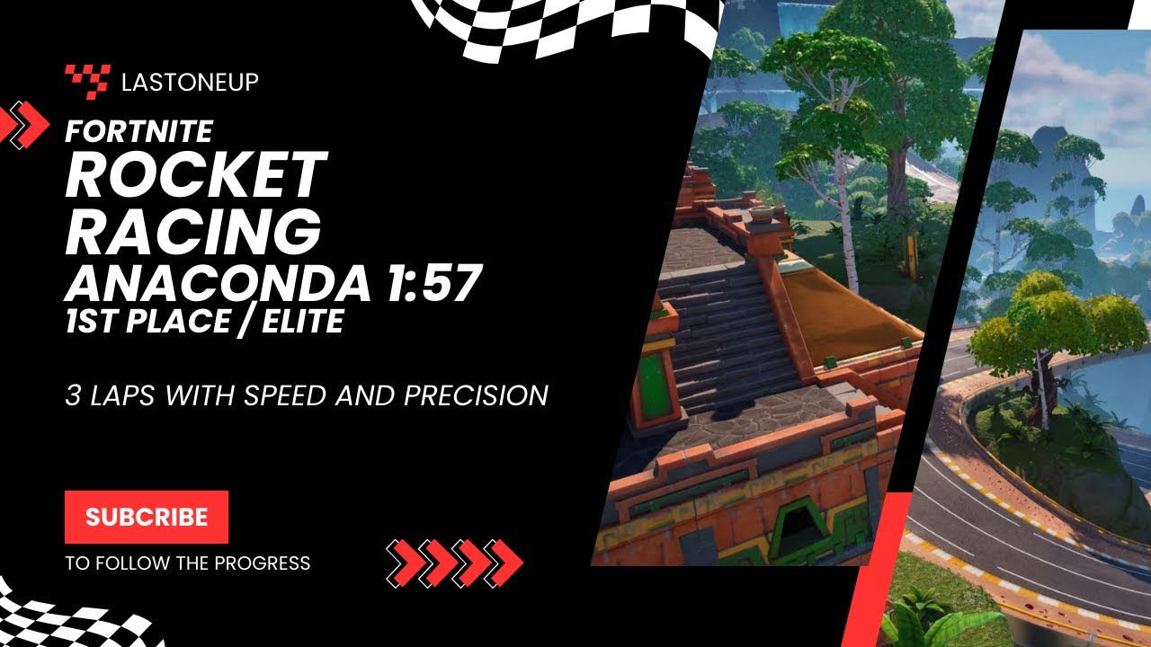 Fortnite Rocket Racing Anaconda Elite 1st Place YouTube