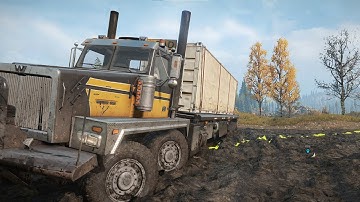 SnowRunner : Instruments Of Development, Western Star 6900 Deliver Drilling Equipment