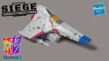 [SIMPLE TRANSFORM] SIEGE STARSCREAM TRANSFORMERS WAR FOR CYBERTRON VOYAGER CLASS