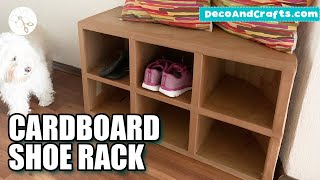 CARDBOARD SHOE RACK CABINET